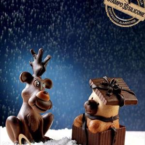 Molde Reno Navideño Dasher