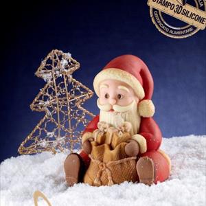 molde de chocolate Papá Noel Sentado