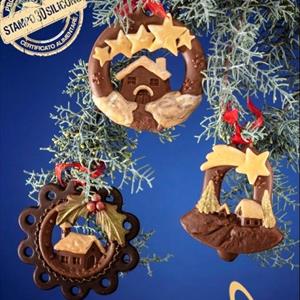 Molde Clogante Campana de Navidad