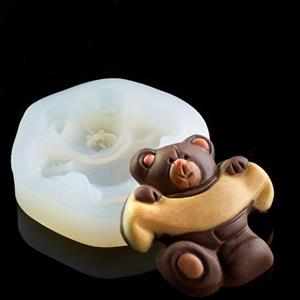 Oso Alegre molde de silicona