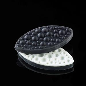 Molde Hoja con Burbujas