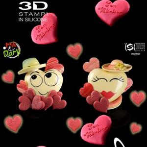 molde Corazones de San Valentin