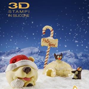 Pingüino Bailarín moldes de chocolate de animales MARINOS