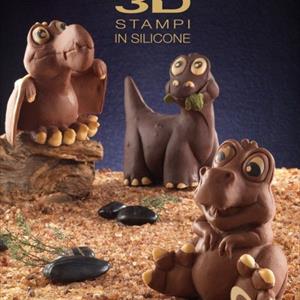 molde de chocolate Baby Benito T-Rex