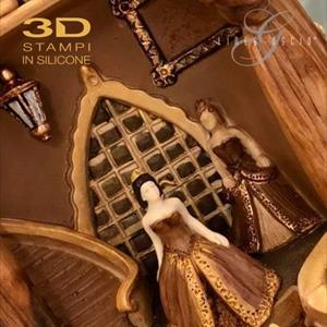 El Baile de las Princesas Molde LINEAGUSCIO Huevo grande de Pascua
