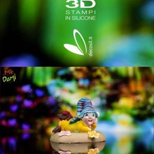 Molde Elfo bebé Harey con mariquita