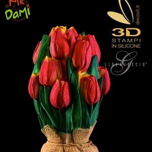 Tulipanes Molde LINEAGUSCIO Huevo Grande de Pascua