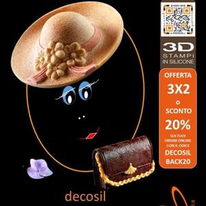Sombrero de Mujer molde de silicona