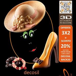 Sombrero de Mujer molde de silicona
