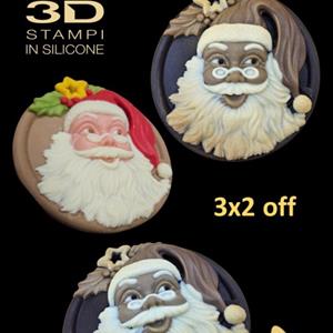 Molde colgante de Papá Noel