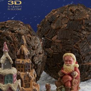 Molde de pino navideño Gingerbread Village