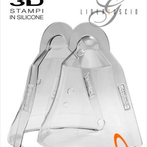 Conejitos Molde LINEAGUSCIO Campana de Pascua