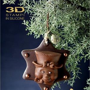 Ornamento Muñeco de Nieve molde de chocolate