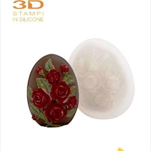 Molde Huevito Rosas