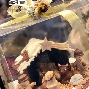 Molde Casita Portal de Pesebre con Estrella