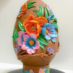 Molde Huevo Flor de Durazno
