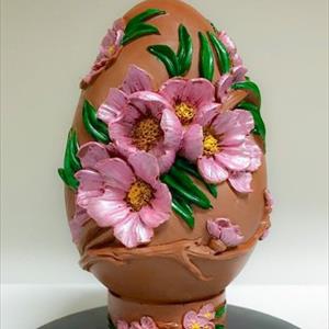 Molde Huevo Flor de Durazno