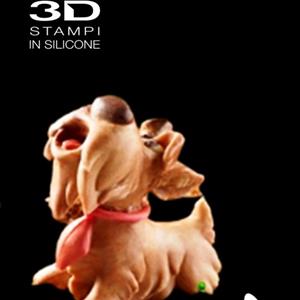 Scottish Terrier Aullando molde de silicona