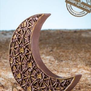 Luna árabe molde de silicona