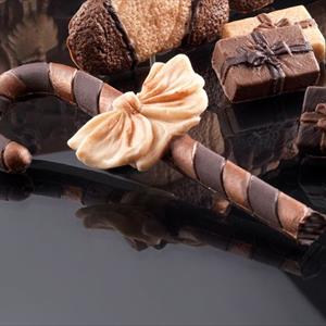 Bastón de caramelo molde de silicona - Caña de dulces de Navidad