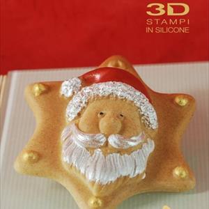 Ornamento Papá Noel molde de chocolate