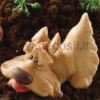 Scottish Terrier Perro Curioso molde de silicona