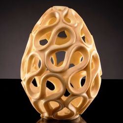 LINEAGUSCIO moldes de silicona Huevo de Pascua